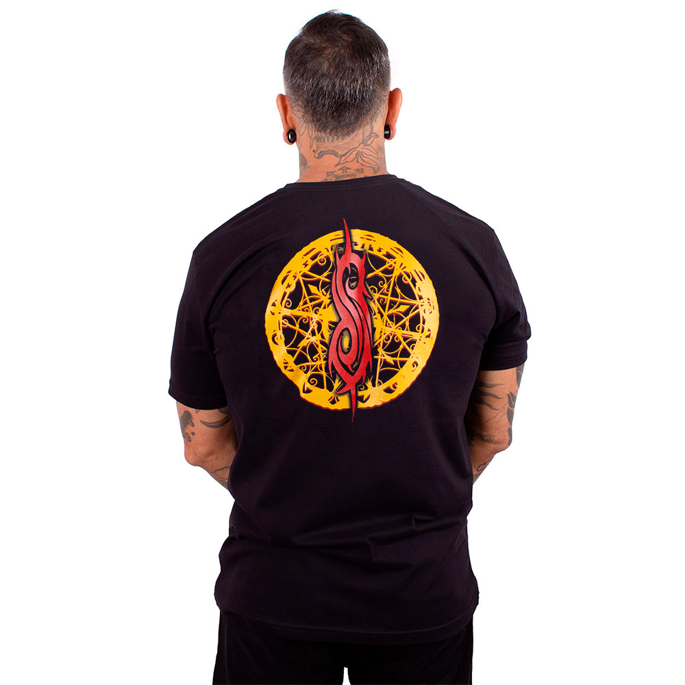 Camiseta Stamp Rock Wear Slipknot 9 Photos Preta Oficial - Art