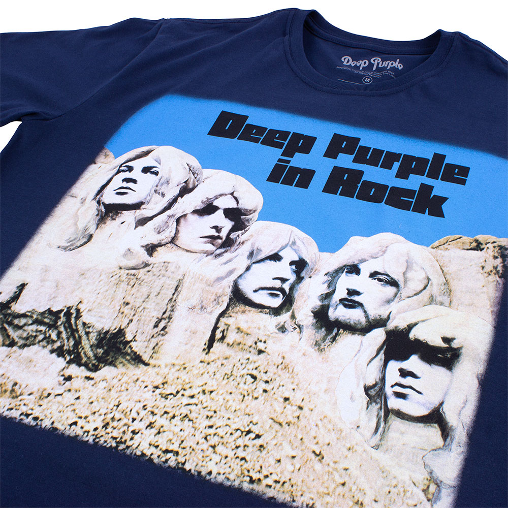 Camiseta Deep Purple In Rock Marinho Oficial - Art Rock Camisetas