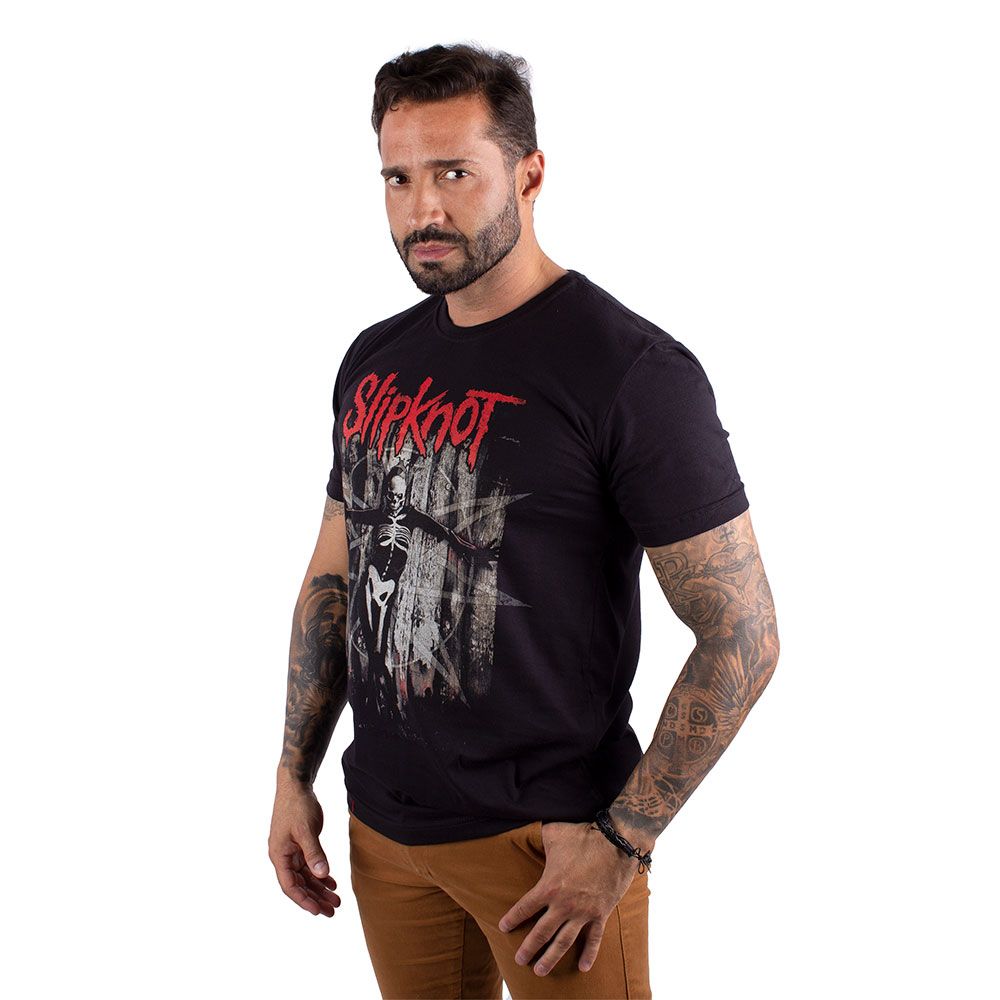Camiseta Slipknot The Gray Chapter Skeleton Preta Oficial - Art