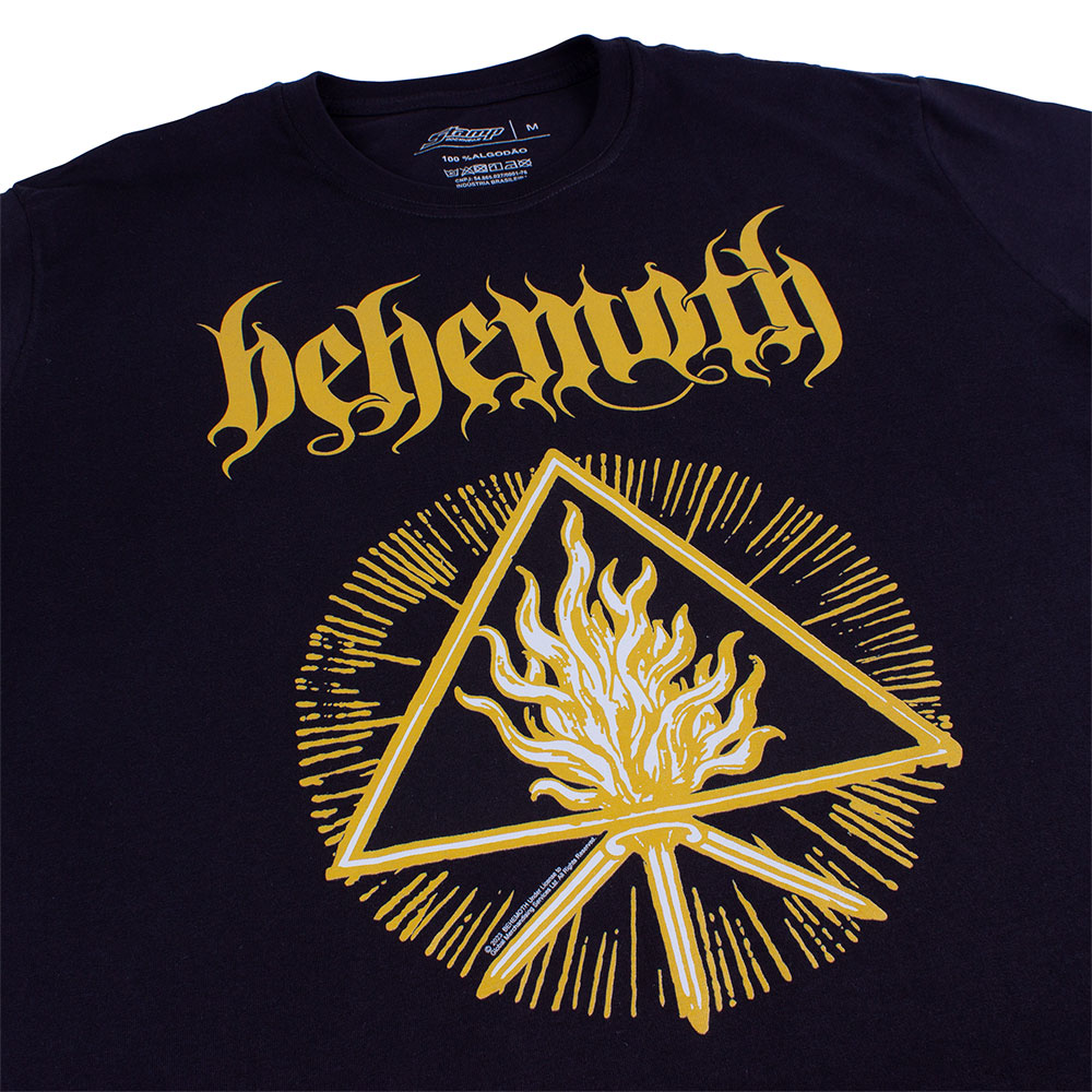 Camiseta Behemoth Logo Preta Oficial - Art Rock Camisetas - Desde 1992