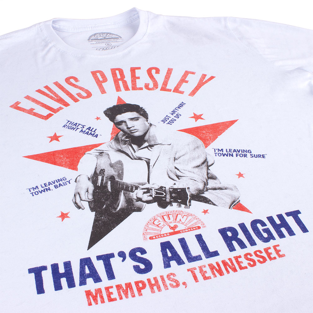 Camiseta Elvis Presley That´s All Right Branca - Oficial - Art