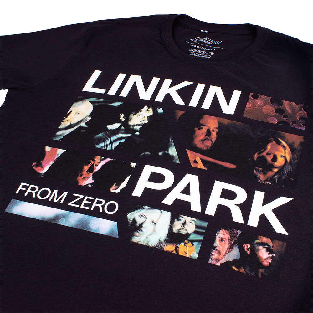 Camiseta Linkin Park From Zero Preta Oficial - Art Rock Camisetas