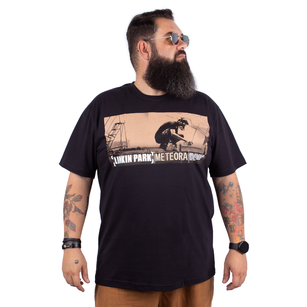 Camiseta Linkin Park Meteora Preta Oficial - Art Rock Camisetas