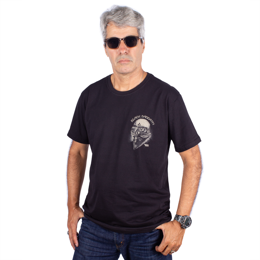 Camiseta Black Sabbath European Tour 78 Preta - Oficial - Art Rock