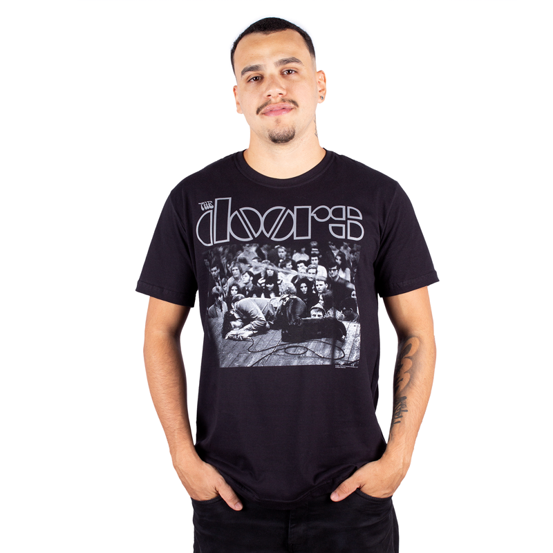 Camiseta The Doors Exthauted Preta - Oficial - Art Rock Camisetas