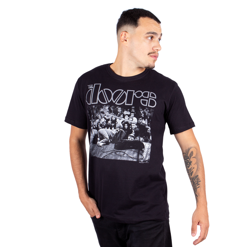 Camiseta The Doors Exthauted Preta - Oficial - Art Rock Camisetas