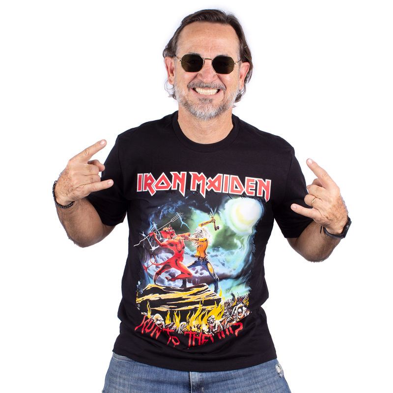 Camiseta Iron Maiden Run To The Hills Preta Oficial - Art