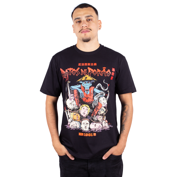 Camiseta Ratos de Porão China High Tech Preta Oficial - Art Rock