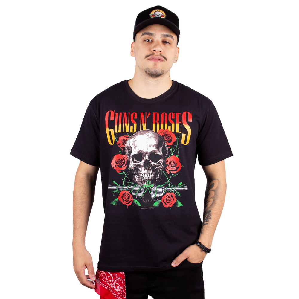 Camiseta Guns N' Roses Tour 87 88 Oficial - Art Rock Camisetas