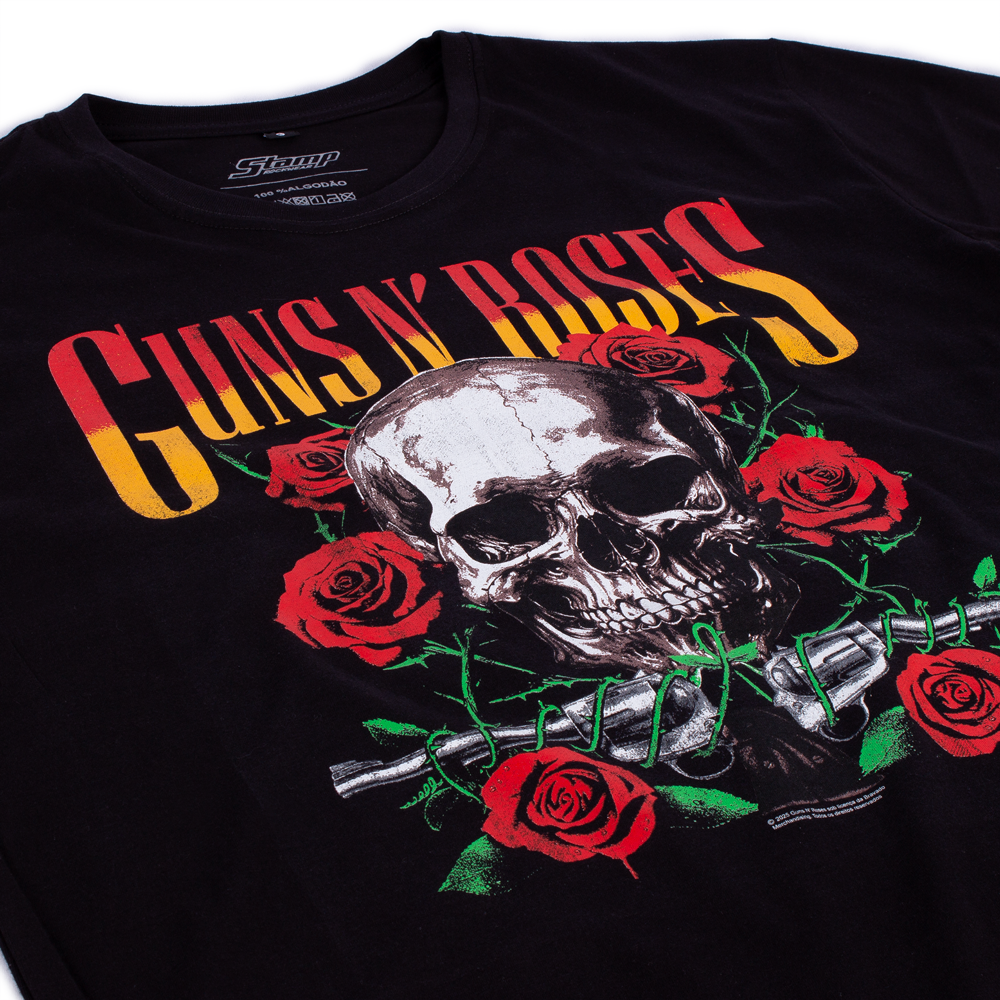 Camiseta Guns N' Roses Tour 87 88 Oficial - Art Rock Camisetas