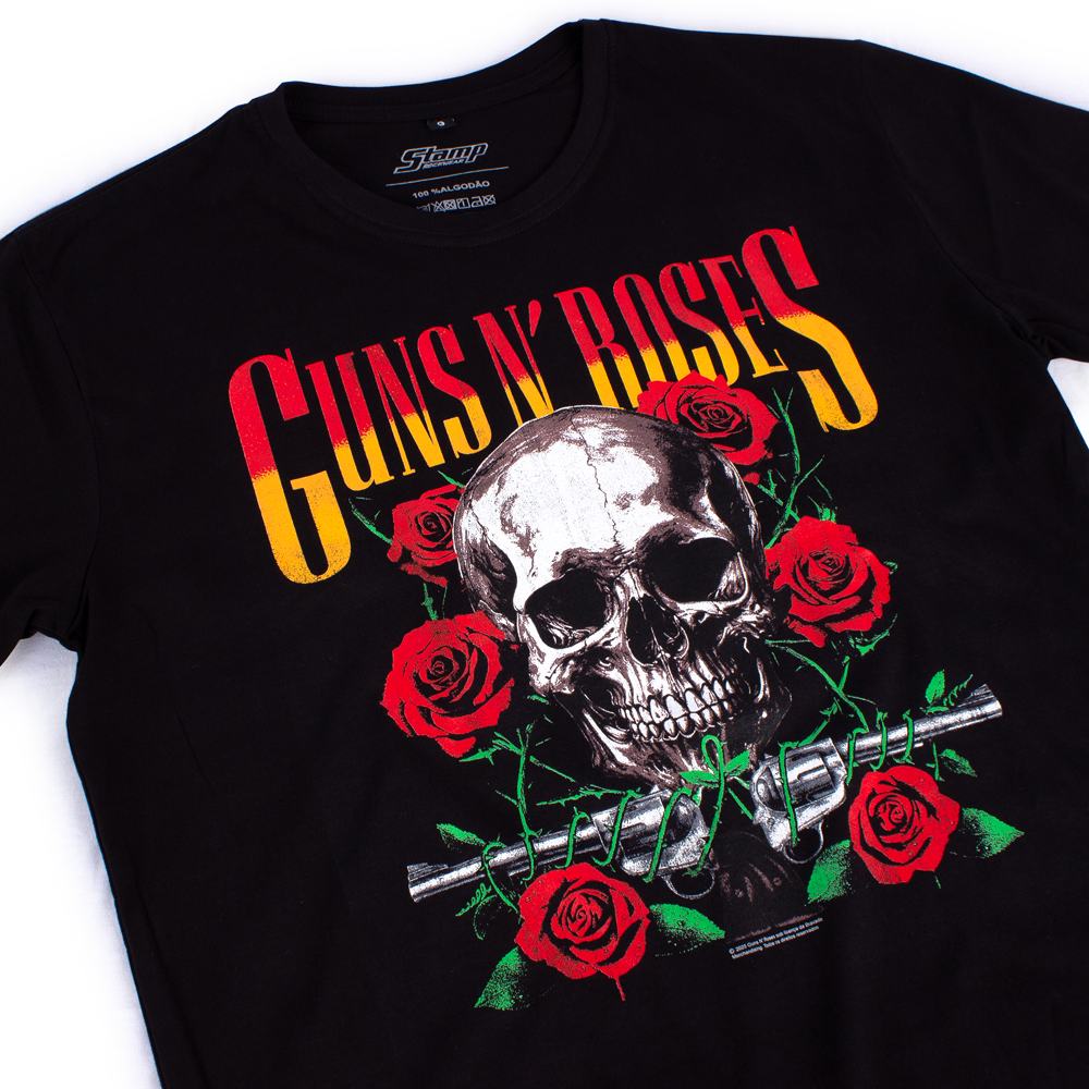Camiseta Guns N' Roses Tour 87 88 Oficial - Art Rock Camisetas