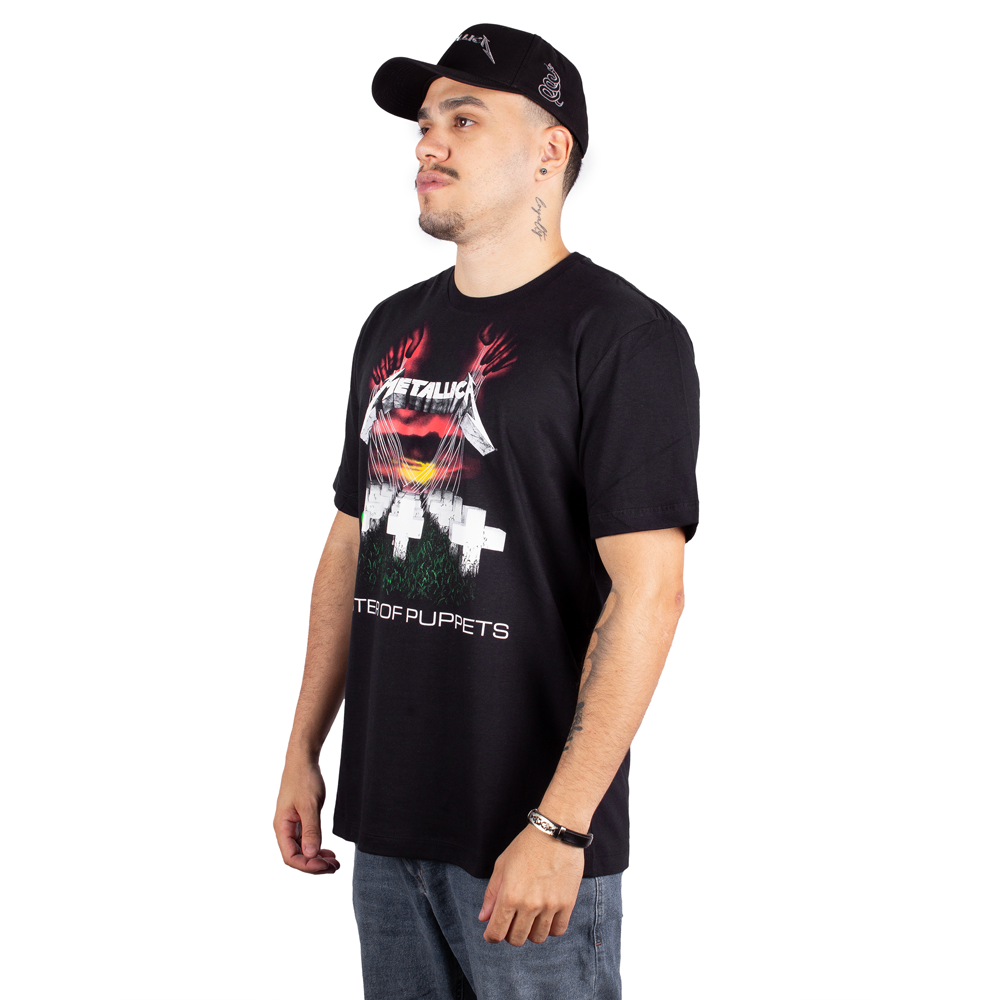 Camiseta Metallica Master of Puppets Oficial - Art Rock Camisetas