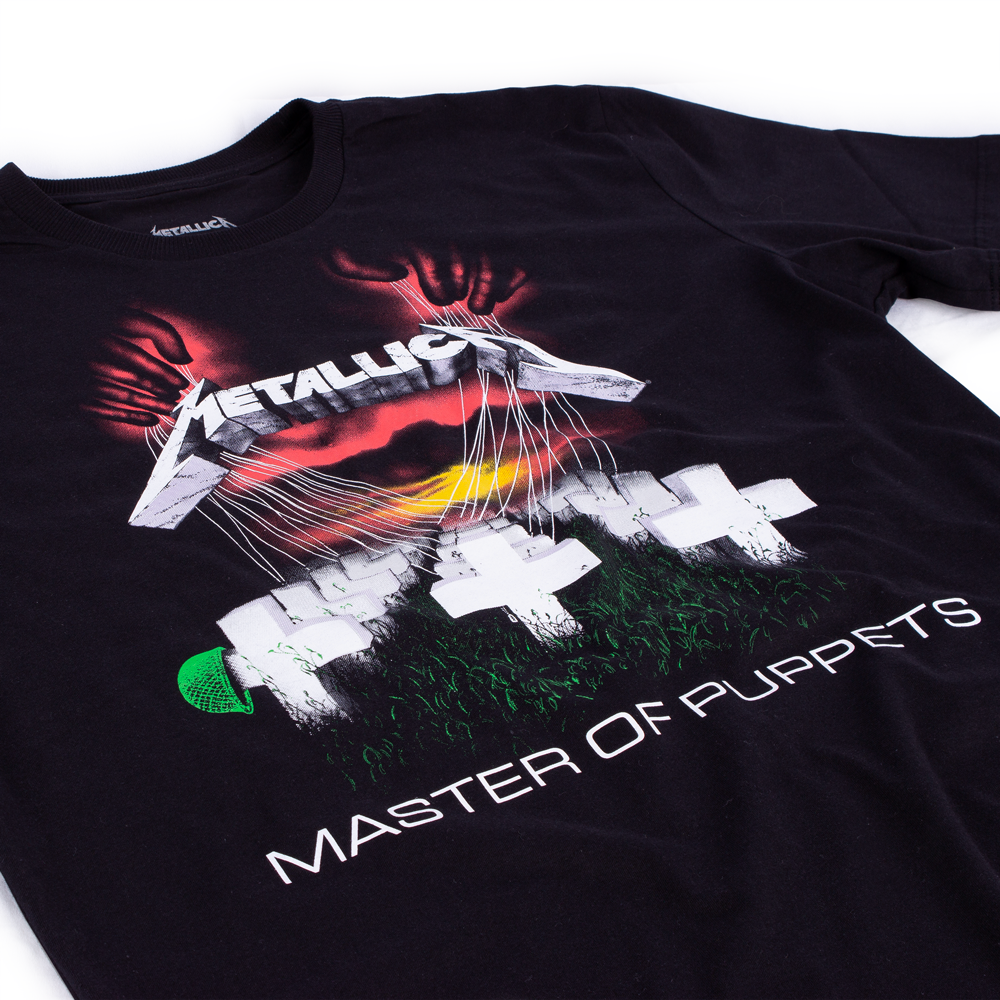 Camiseta Metallica Master of Puppets Oficial - Art Rock Camisetas