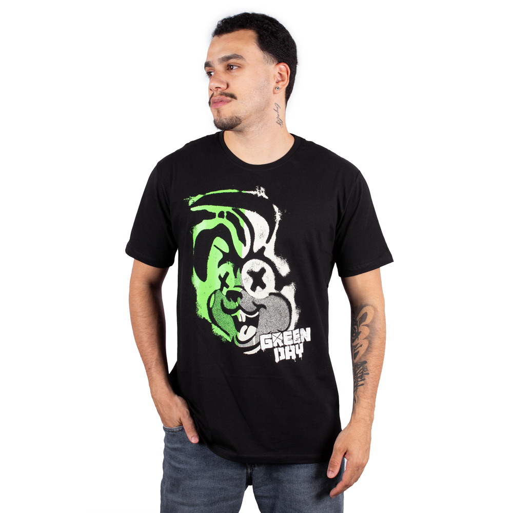 Camiseta Green Day Bunny Oficial - Art Rock Camisetas - Desde 1992