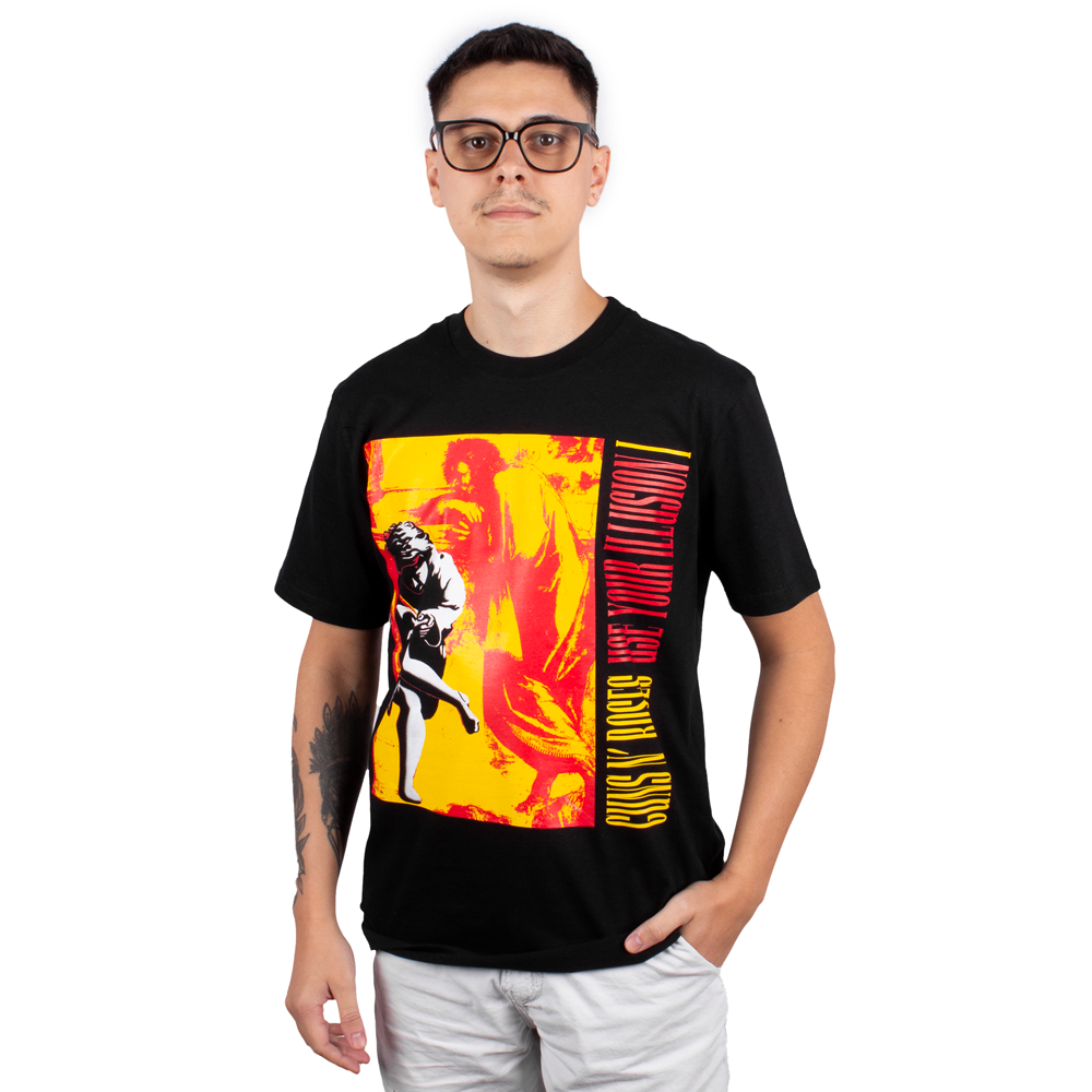 Camiseta Guns N' Roses Use Your Illusion Preta - Oficial - Art