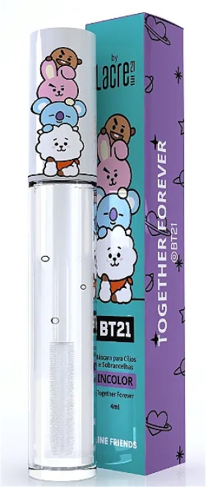 Máscara para Cílios e Sobrancelhas BT21 Incolor - Made In Korea Minas