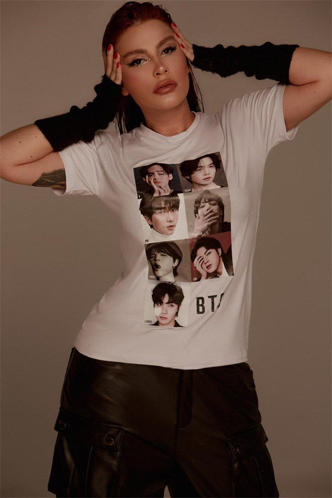 T Shirt BTS - Made In Korea Minas