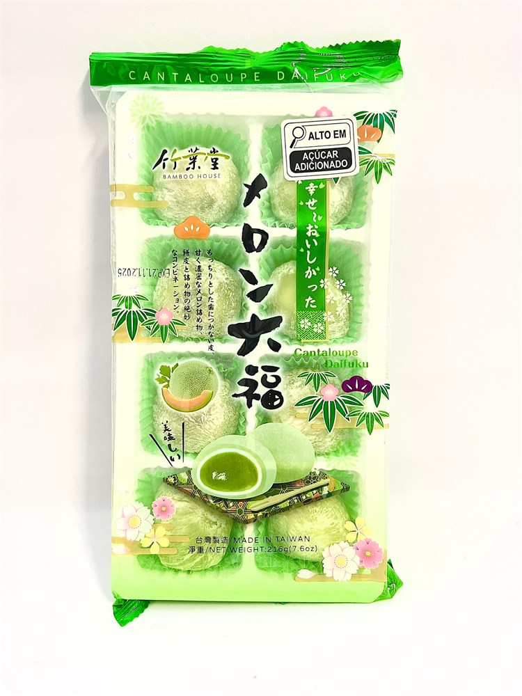 Mochi Melão Cantaloupe - Bamboo House 216g - Made In Korea Minas