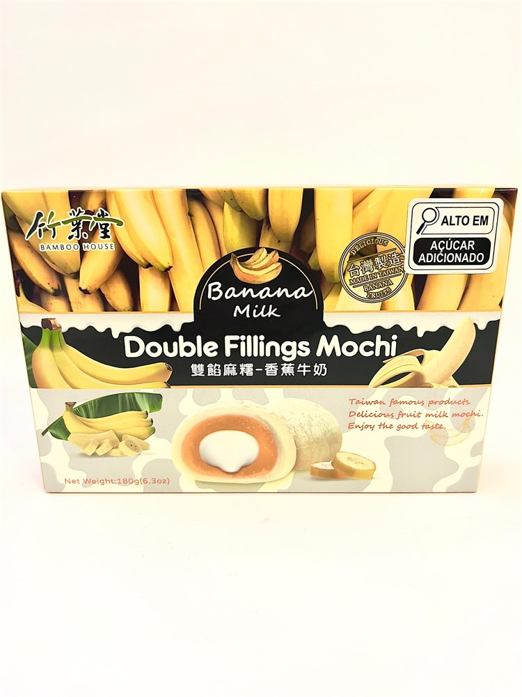 Mochi Leite e Banana- cx 180g - Made In Korea Minas