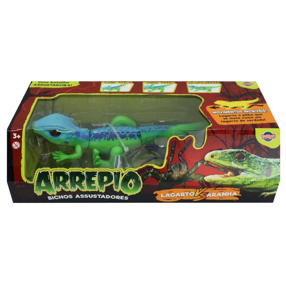 LAGARTO A PILHA ARREPIO 42976 - Giramundo Girassol - Giramundo Girassol -  Brinquedos, Roupas e Calçados Infantis.