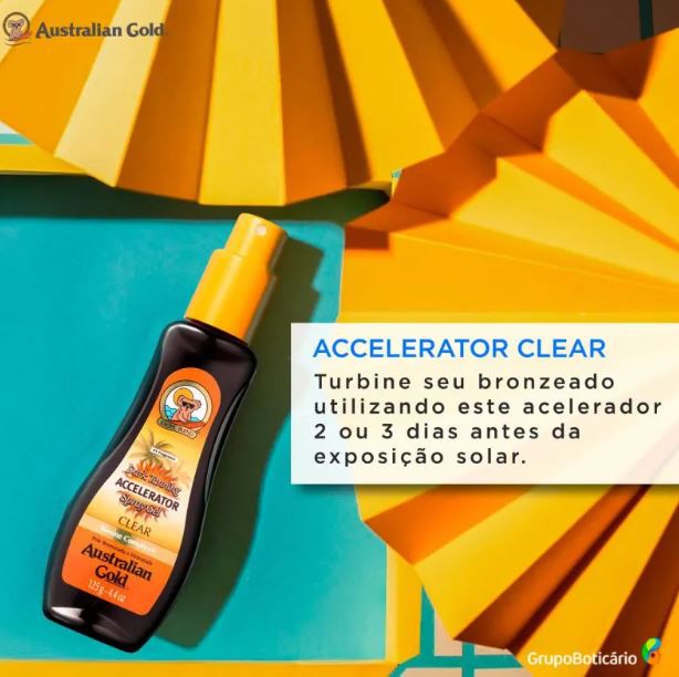 Australian Gold Spray Gel Bronzeador Accelerator - 237ml - Nosso