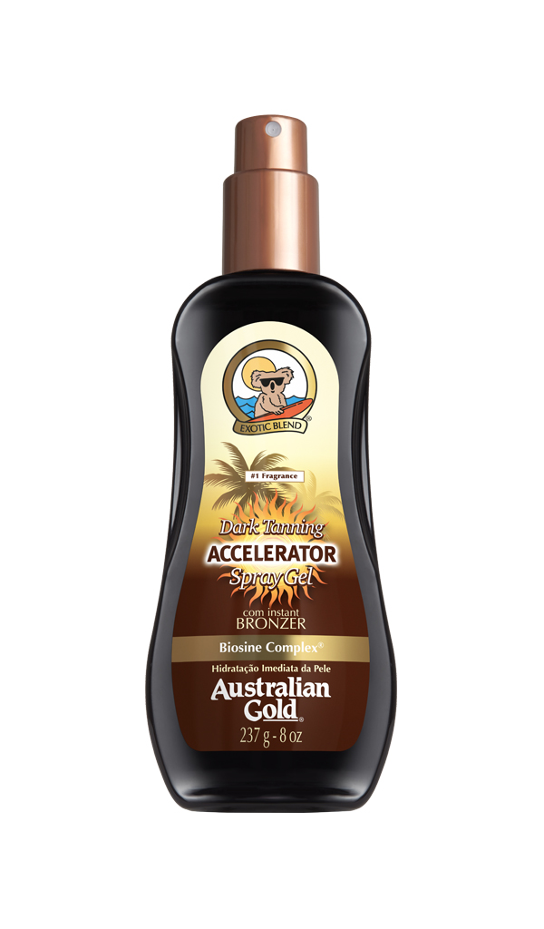 Australian Gold Spray Gel Bronzeador Accelerator Instant - 237ml