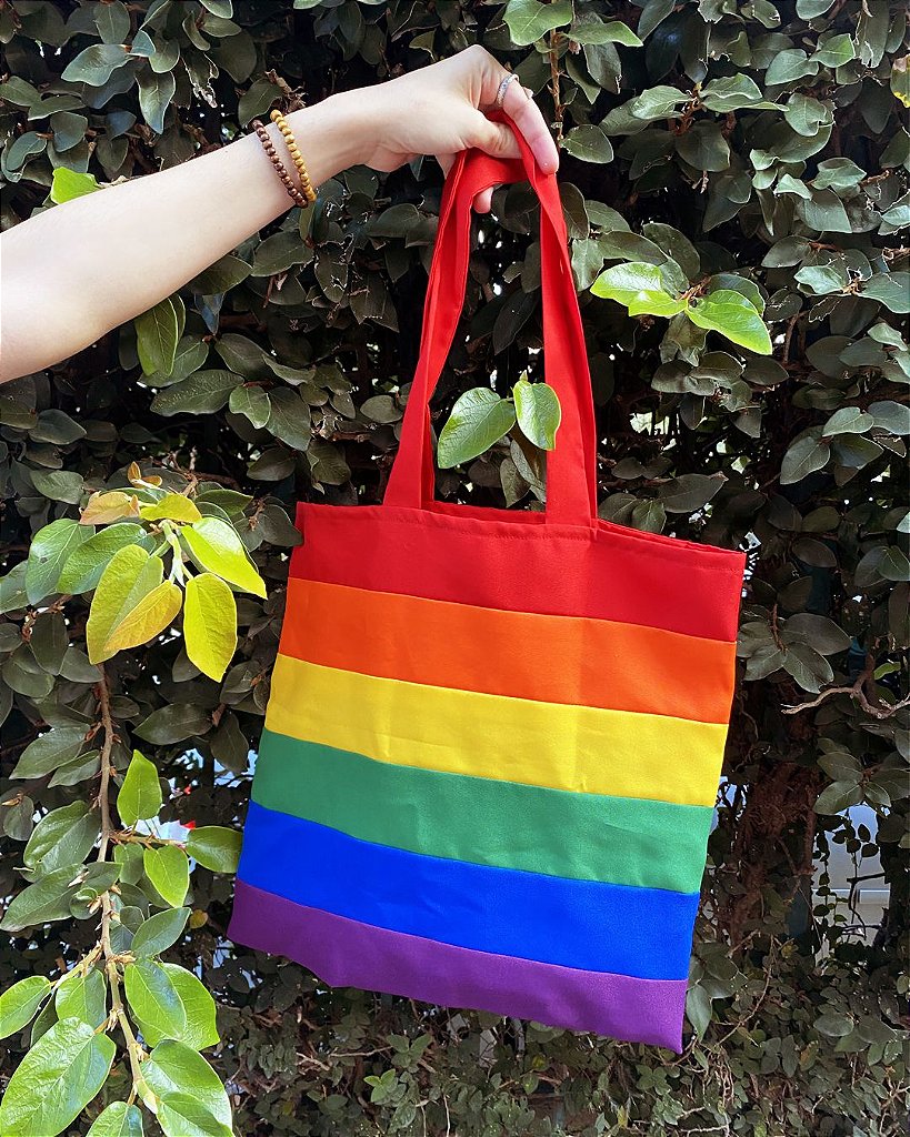 rainbow tote bolsa tiger