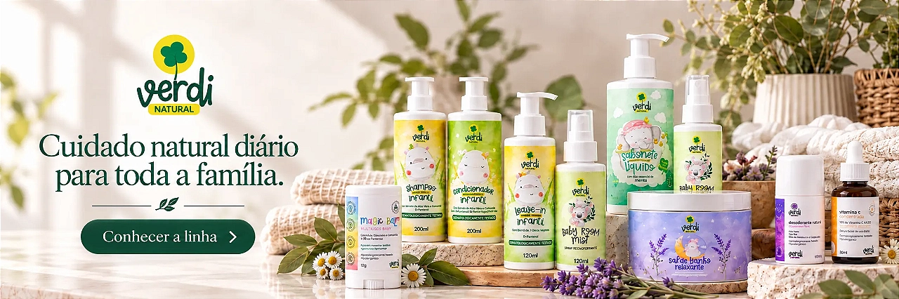 Verdi Natural: cuidado natural para toda a família