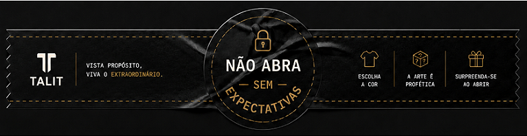 Não abra sem expectativa