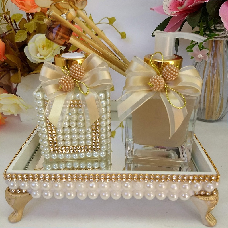 Kit Lavabo pérolas