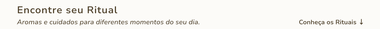 Encontre seu Ritual