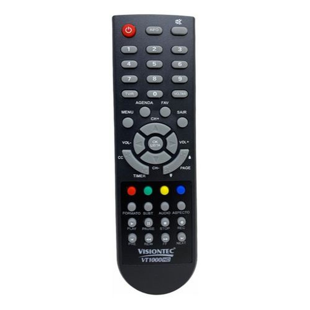 CONTROLE ORIGINAL VT 1000 HD VISIONTEC - AFC DISTRIBUIDORA