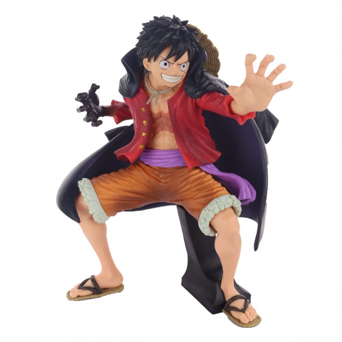 Boneco one piece - luffy - the grandline men saga de wano - bandai