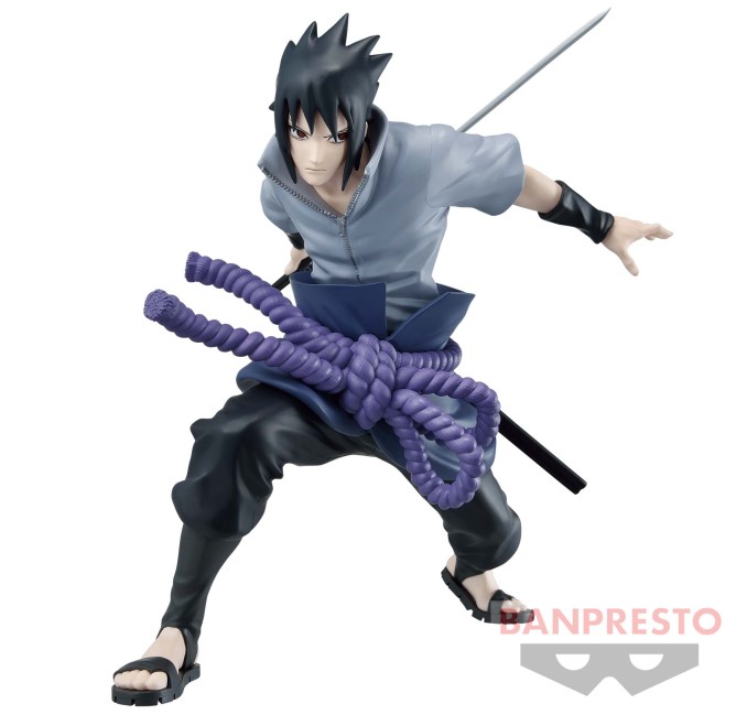 Estátua Banpresto Naruto Shippuden Vibration Stars - Sasuke Uchiha