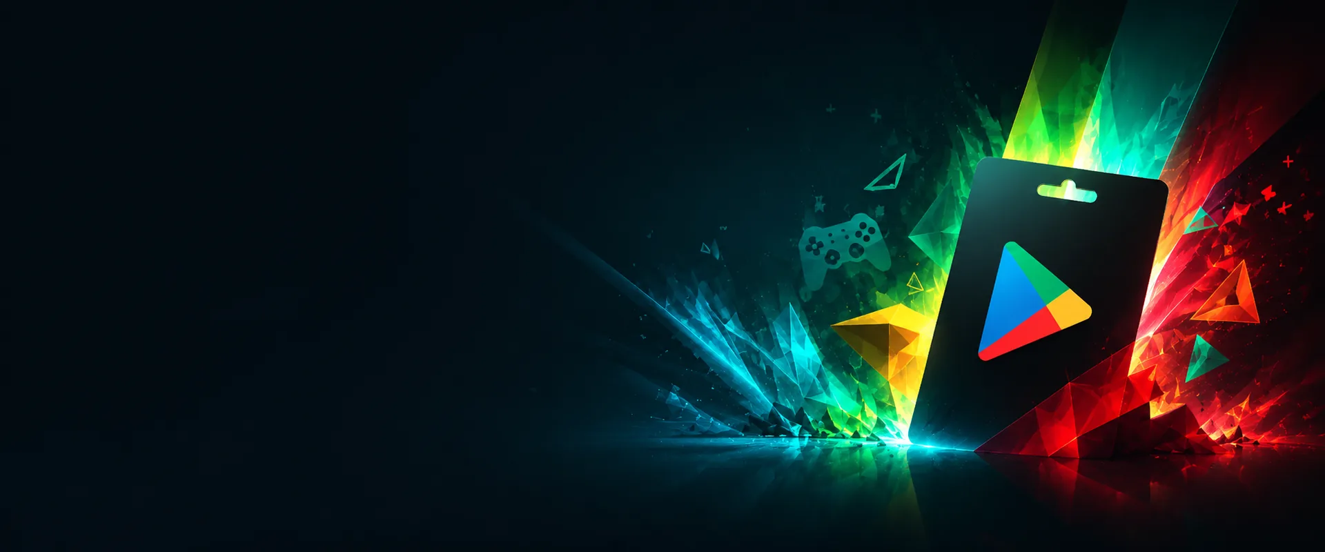 Gift Card Google Play digital para adicionar saldo à conta