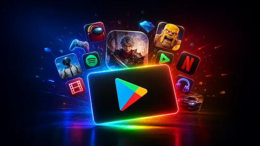 Cartão Presente Google Play