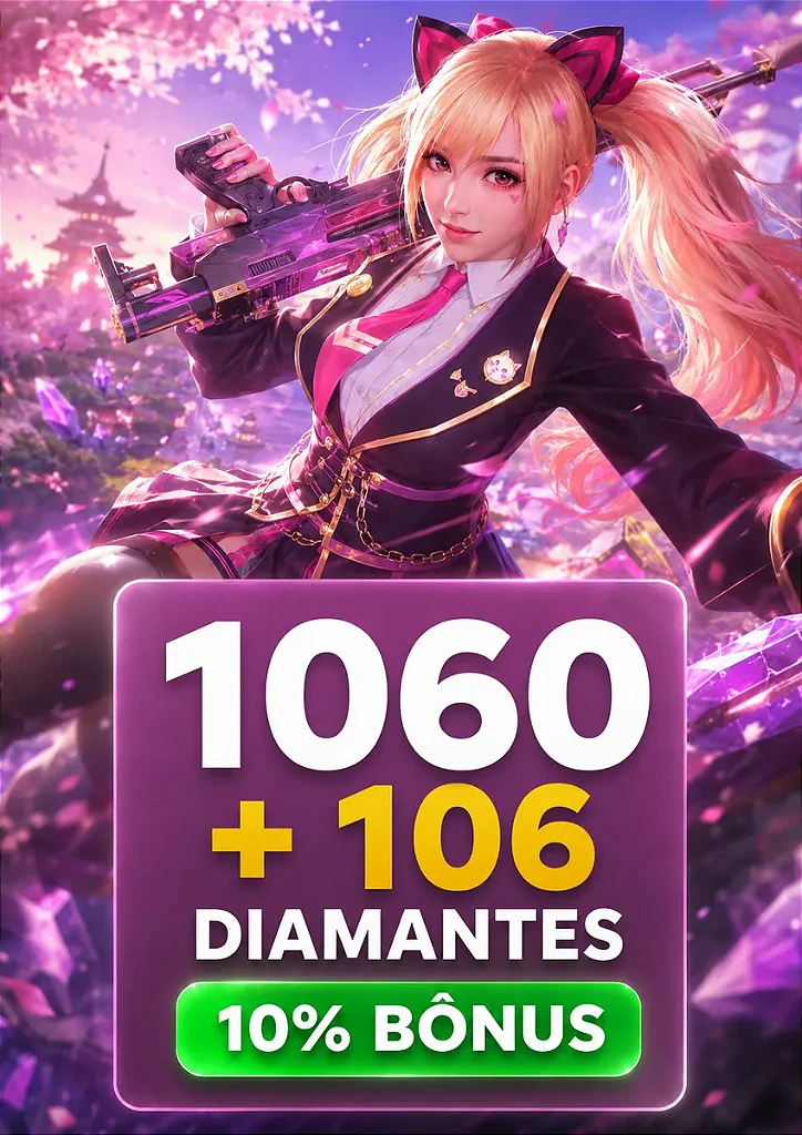 Free Fire 1060 Diamantes