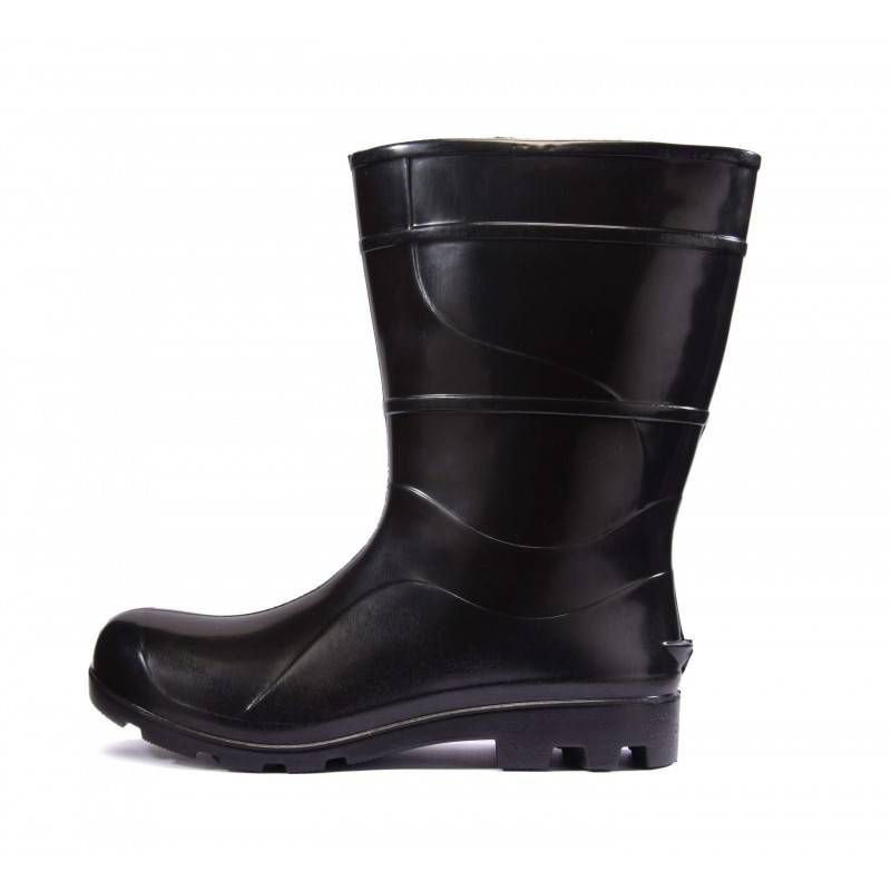bota pvc preta