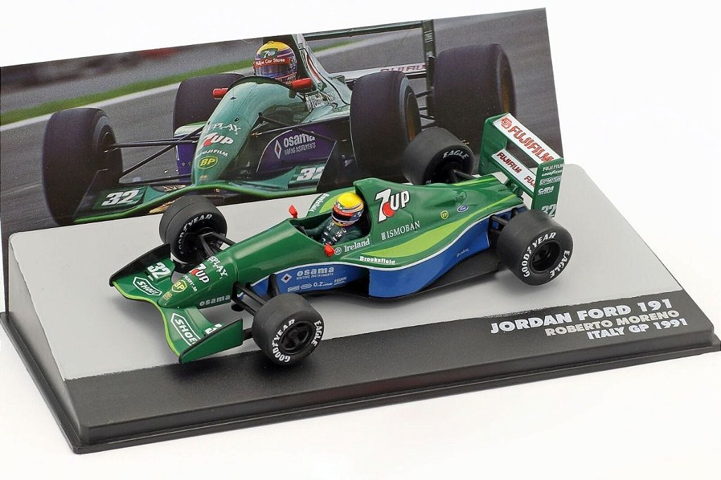 F1 Jordan 191 1991 R. Moreno #32 - Minicars Brasil