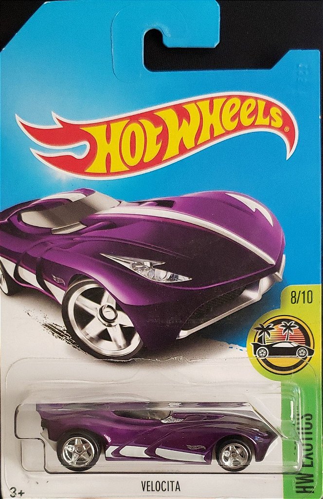Super T-Hunt* Hot Wheels Exotics – Velocita - Minicars Brasil