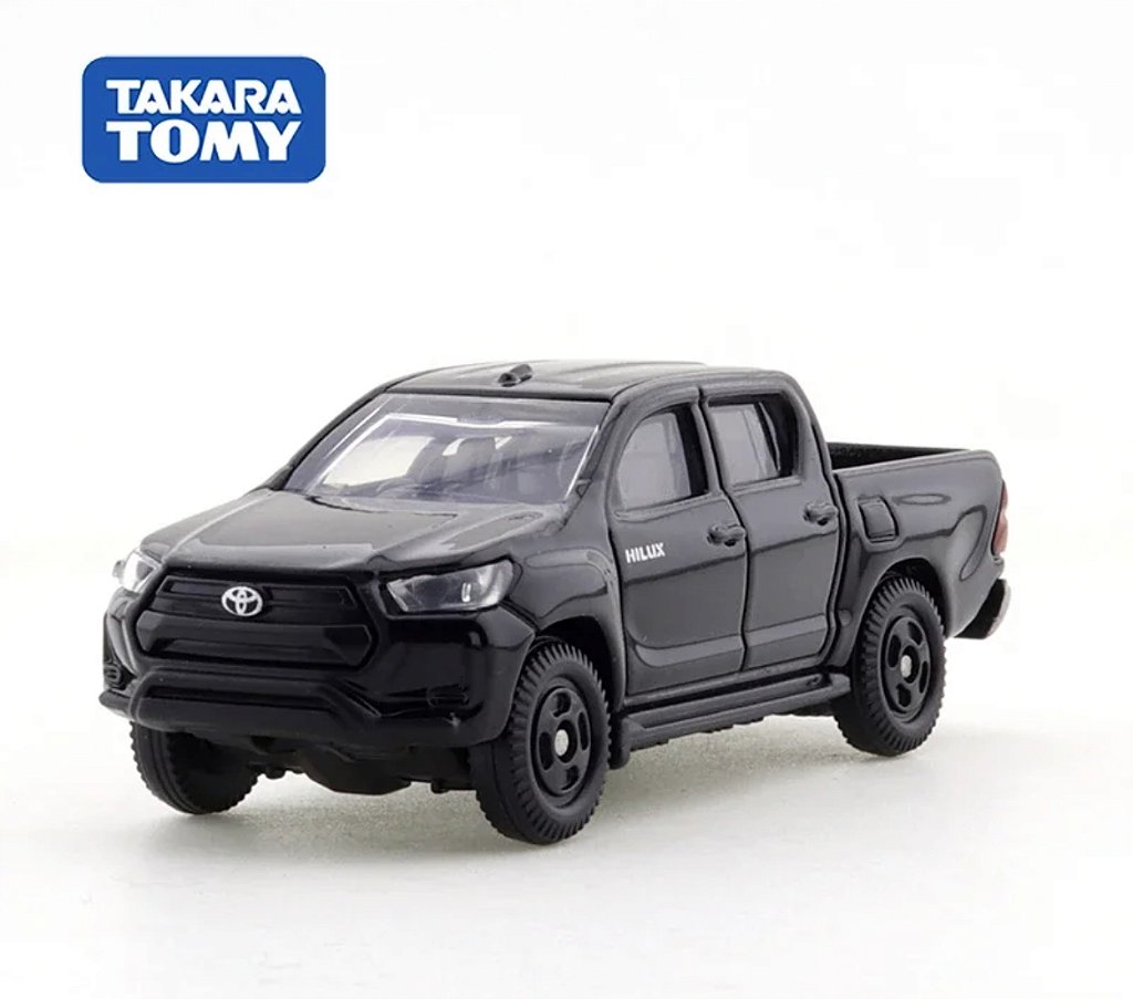 Hi-Story Hilux 2017モデル1/43ブラック　ミニカー Toyota Hilux - preto - Minicars Brasil