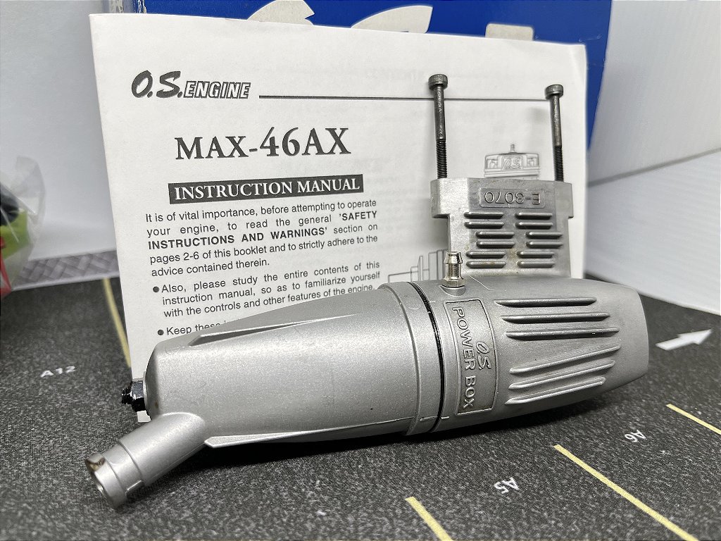 Motor OS Engine - 46ax-Max - Glow - Minicars Brasil