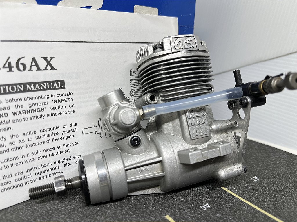 Motor OS Engine - 46ax-Max - Glow - Minicars Brasil
