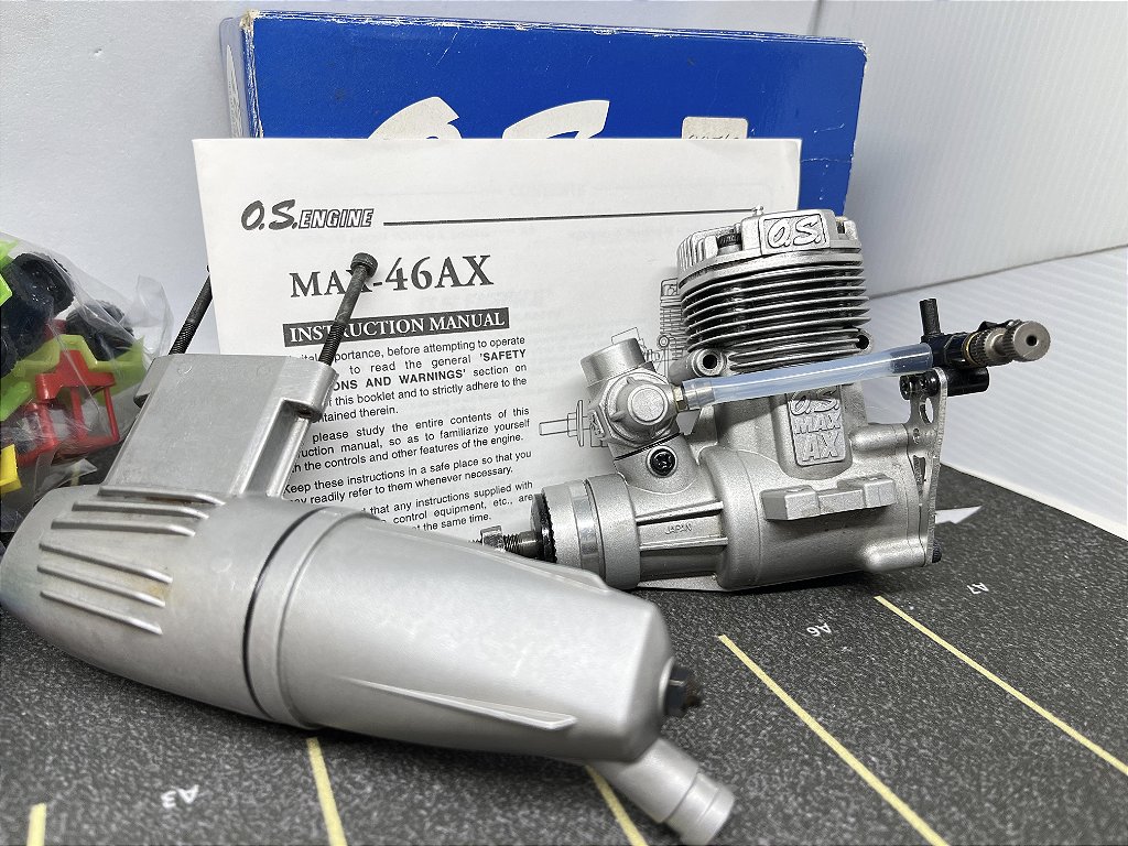 Motor OS Engine - 46ax-Max - Glow - Minicars Brasil