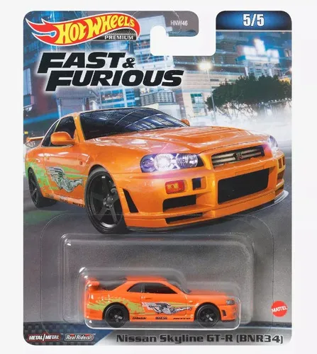 Nissan Skyline GT-r (bnr34) Laranja - Velozes e Furiosos