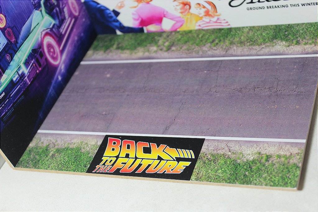 Diorama De Volta para o Futuro - 1/64 - MDF - Minicars Brasil