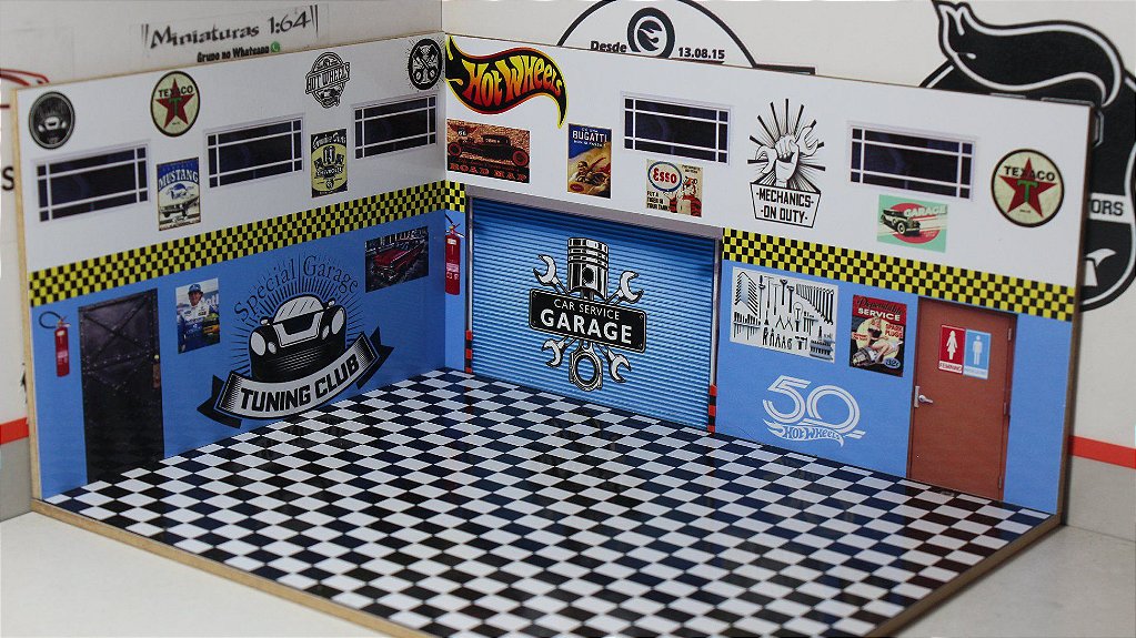 Diorama Tuning - 1/64 - MDF - Minicars Brasil