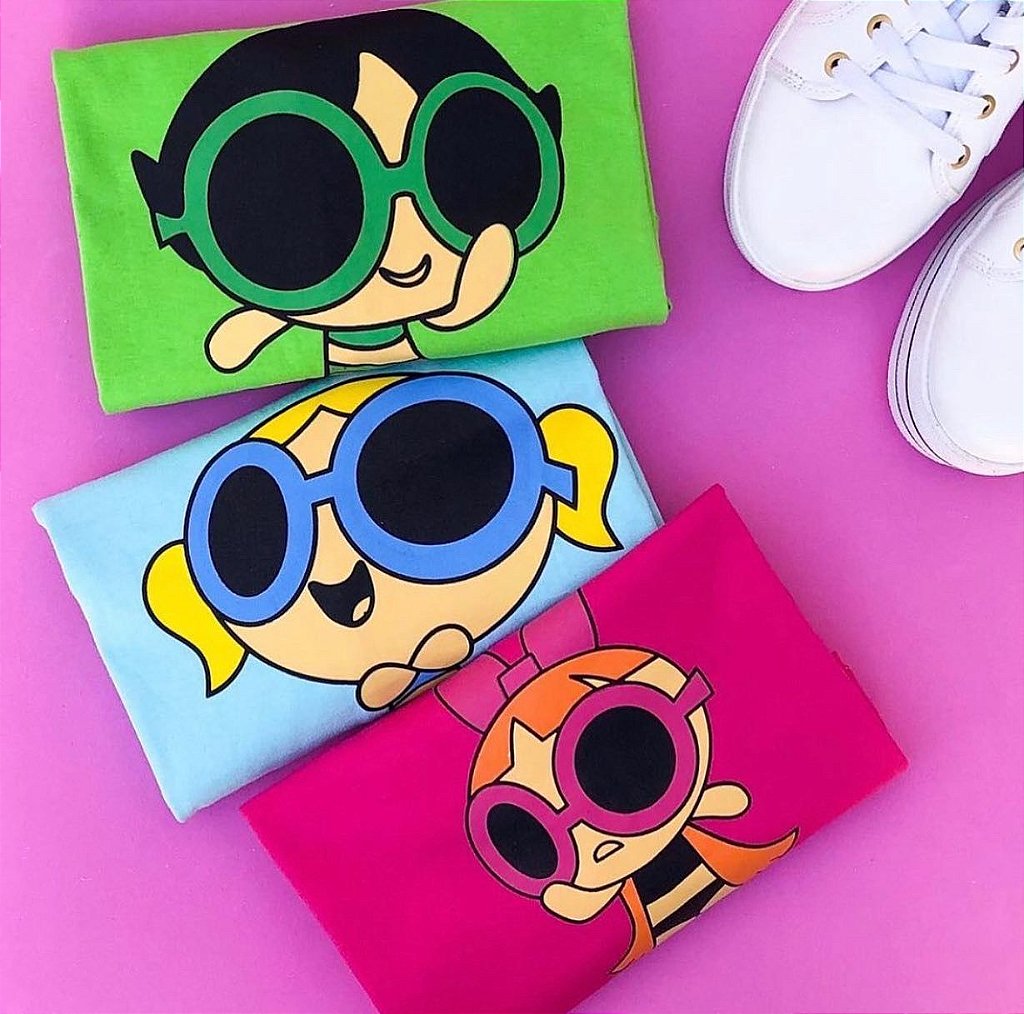 t shirts meninas super poderosas