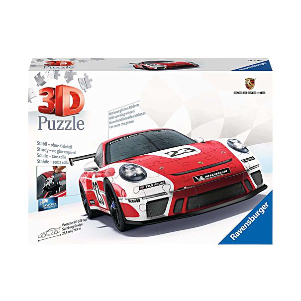 Quebra-Cabeça 3D Puzzle GT3 Cup Salzburg - Boutique Porsche Center