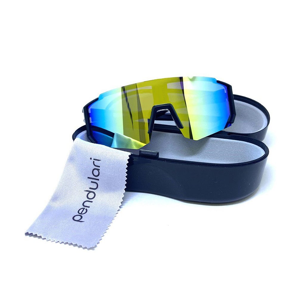 Óculos Esportivo Kegrimi - Polarizado UV400 Azul